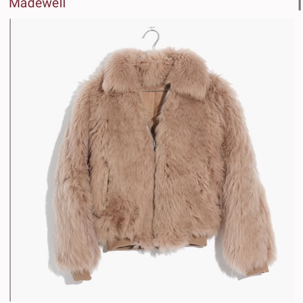 Madewell Mongolian bomber jacket
